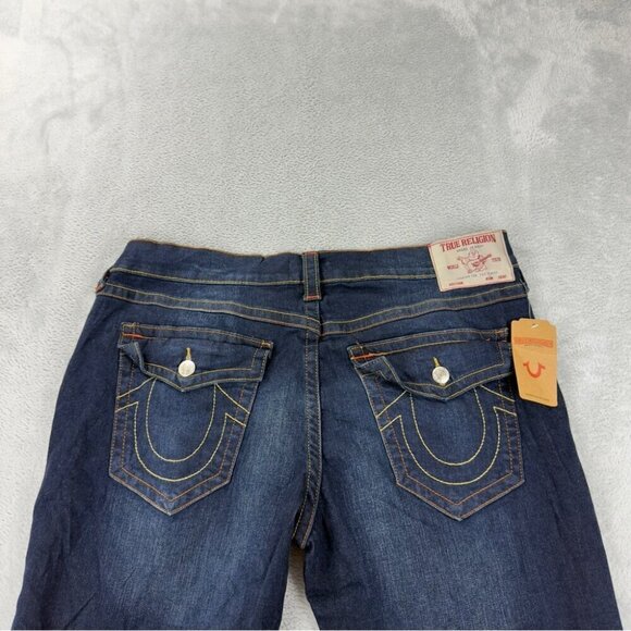 True Religion NWT Men's Sz 38x34 Ricky Flap 34 Relaxed Straight SN 105446 Denim - Picture 11 of 12
